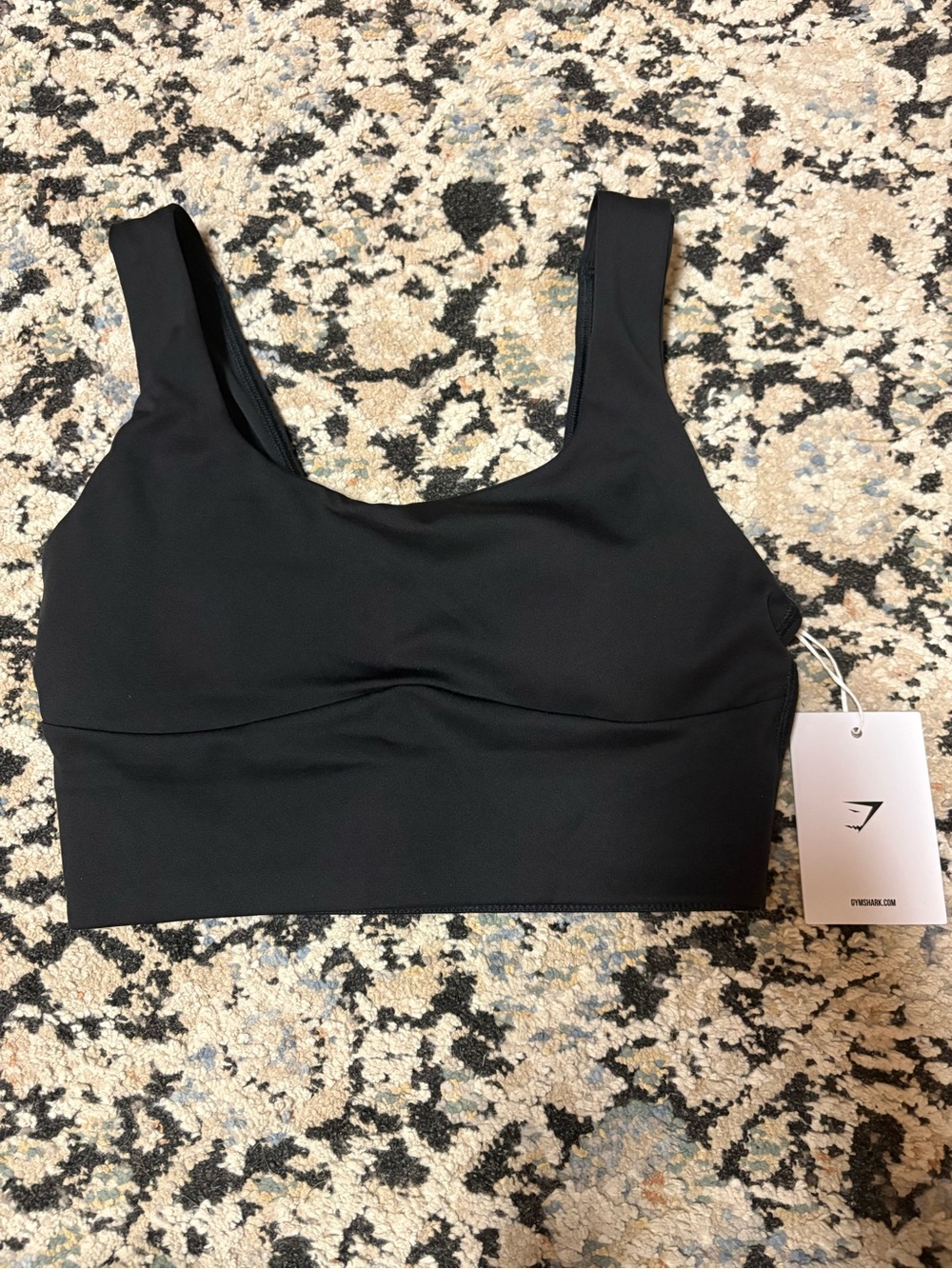 Gymshark Women's Black Scoop Neck Sports Bra